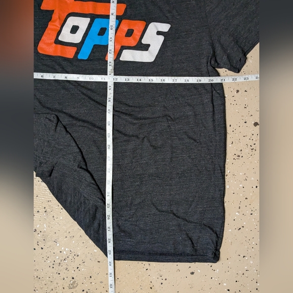 Topps Homage 1981 Tri-Blend T-Shirt - Size XL Charcoal - Picture 4 of 4